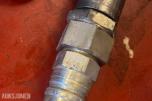 2023 Parker F12-182 hydraulikkmotor med tre monterte hydraulikkslanger og hurtigkoblinger